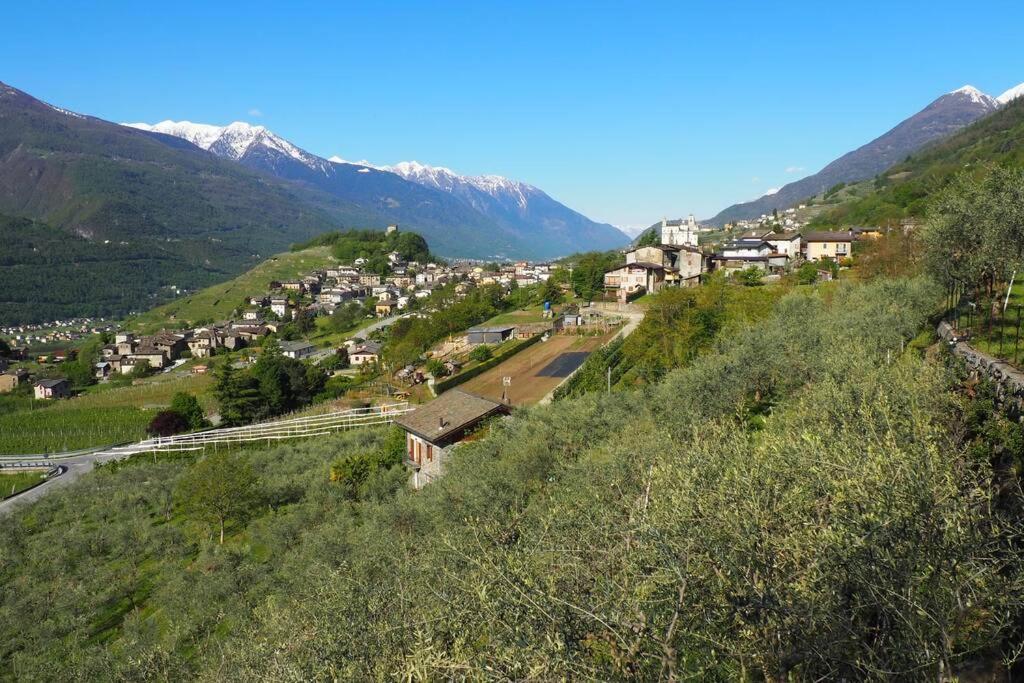 Fantastica Villa Fra Le Alpi Valtellinesi Tresivio Exteriér fotografie